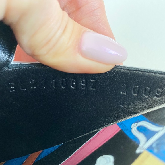 HERMES H CATENA SILVER LEATHER MULES FLIP FLOPS SHOES FLAT SLIDES 35.5 - Picture 7 of 16